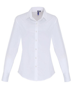 Chemise d'entreprise Personnalisée Manche Longue Duo 115 g/m² - Premier Workwear PR344 - Chemise d'entreprise Personnalisée a...