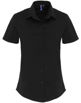 Chemise d'entreprise Personnalisée Manche Courte Duo 115 g/m² - Premier Workwear PR346 - Chemise d'entreprise Personnalisée a...