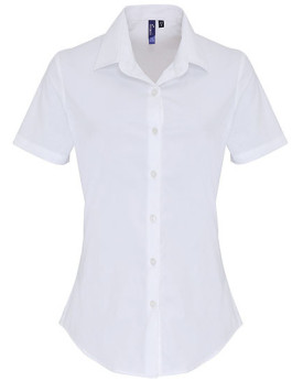 Chemise d'entreprise Personnalisée Manche Courte Duo 115 g/m² - Premier Workwear PR346 - Chemise d'entreprise Personnalisée a...