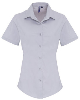 Chemise d'entreprise Personnalisée Manche Courte Duo 115 g/m² - Premier Workwear PR346 - Chemise d'entreprise Personnalisée a...