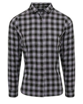 Chemise d'entreprise Personnalisée Enroulable|Manche Longue Duo 100% coton 115 g/m² - Premier Workwear PR350 - Chemise d'entr...