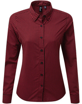 Chemise d'entreprise Personnalisée Manche Longue|Manchettes Duo 110 g/m² - Premier Workwear PR352 - Chemise d'entreprise Pers...