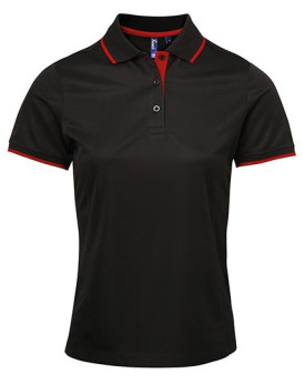Polo Personnalisé Manche Courte avec liseré Duo 155 g/m² - Premier Workwear PR619 - Polo Personnalisé avec marquage broderie,...