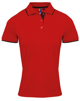 Polo Personnalisé Manche Courte avec liseré Duo 155 g/m² - Premier Workwear PR619 - Polo Personnalisé avec marquage broderie,...
