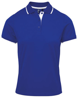 Polo Personnalisé Manche Courte avec liseré Duo 155 g/m² - Premier Workwear PR619 - Polo Personnalisé avec marquage broderie,...
