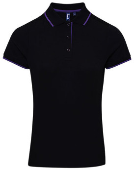 Polo Personnalisé Manche Courte avec liseré Duo 155 g/m² - Premier Workwear PR619 - Polo Personnalisé avec marquage broderie,...