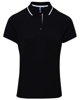 Polo Personnalisé Manche Courte avec liseré Duo 155 g/m² - Premier Workwear PR619 - Polo Personnalisé avec marquage broderie,...