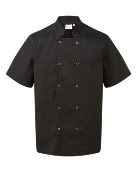 Veste Personnalisée Manche Courte Homme  - Premier Workwear PW664 - Veste Personnalisée avec marquage broderie, flocage ou im...