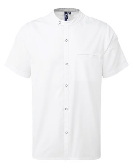 Chemise d'entreprise Personnalisée Manche Courte Homme 170 g/m² - Premier Workwear PR904 - Chemise d'entreprise Personnalisée...