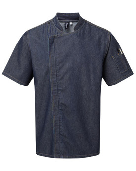 Veste Personnalisée Manche Courte Homme 230 g/m² - Premier Workwear PR906 - Vêtement restauration Personnalisé avec marquage ...
