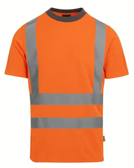 Tee shirt Personnalisé Manche Courte Homme 150 g/m² - Regatta High Visibility TRS270 - Tee shirt Personnalisé avec marquage b...