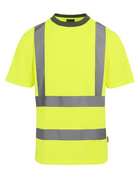 Tee shirt Personnalisé Manche Courte Homme 150 g/m² - Regatta High Visibility TRS270 - Tee shirt Personnalisé avec marquage b...
