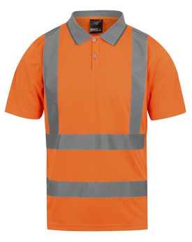 Polo Personnalisé Manche Courte Homme 150 g/m² - Regatta High Visibility TRS271 - Polo Personnalisé avec marquage broderie, f...