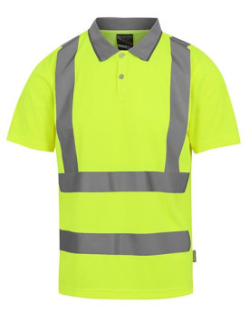 Polo Personnalisé Manche Courte Homme 150 g/m² - Regatta High Visibility TRS271 - Polo Personnalisé avec marquage broderie, f...