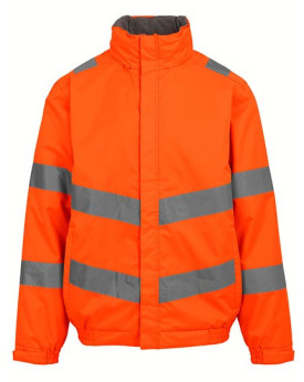 Veste Personnalisée Manche Longue avec liseré Homme 200 g/m² - Regatta High Visibility TRW457 - Veste Personnalisée avec marq...