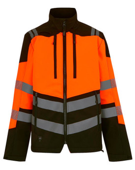 Veste Personnalisée Manche Longue avec liseré Homme - Regatta High Visibility TRA760 - Veste Personnalisée avec marquage brod...