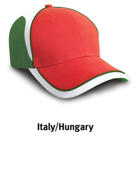 Casquettes personnalisée 100% coton 260 g/m² - Result Headwear RC062X - Casquettes avec marquage broderie, flocage ou impress...