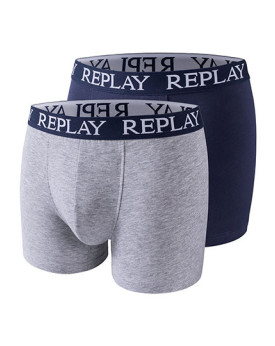 Sous-vêtements Personnalisés   Homme    - Replay RP101005 Couleur:Grey Melange 