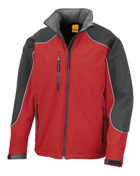 Veste  Personnalisée avec liseré|Raglan  Homme   310 g/m² - Result WORK-GUARD RT118 Couleur:Red 