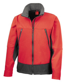 Veste  Personnalisée avec liseré  Homme ou Femme  320 g/m² - Result RT120 Couleur:Red 