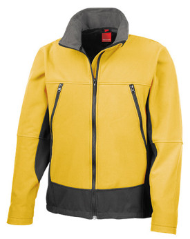 Veste  Personnalisée avec liseré  Homme ou Femme  320 g/m² - Result RT120 Couleur:Yellow 