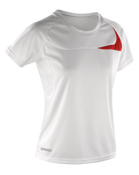 Tee shirt Personnalisé Manche Courte Duo 140 g/m² - SPIRO S182F - Tee shirt Personnalisé avec marquage broderie, flocage ou i...