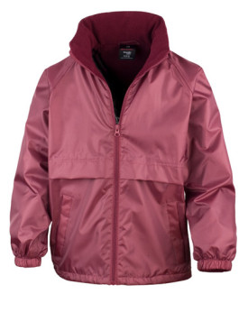Veste  Personnalisée Manche Longue|avec liseré|Raglan   Homme  180 g/m² - Result Core RT203 Couleur:Burgundy 