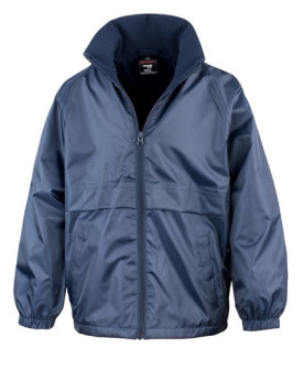 Veste  Personnalisée Manche Longue|avec liseré|Raglan   Homme  180 g/m² - Result Core RT203 Couleur:Navy 
