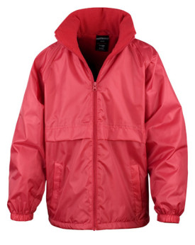 Veste  Personnalisée Manche Longue|avec liseré|Raglan   Homme  180 g/m² - Result Core RT203 Couleur:Red 