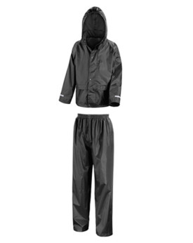 Veste  Personnalisée Raglan   Enfant  210 g/m² - Result Core RT225J Couleur:Black 