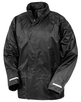 Veste  Personnalisée avec liseré|Raglan   Homme  210 g/m² - Result Core RT227 Couleur:Black 