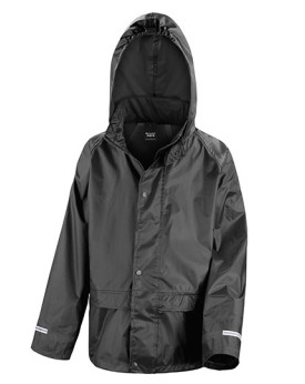 Veste  Personnalisée avec liseré   Enfant  210 g/m² - Result Core RT227J Couleur:Black 