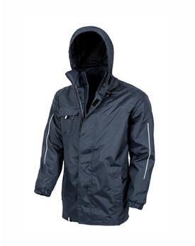 Veste  Personnalisée Manche Longue|avec liseré  Homme ou Femme   - Result Core RT236 Couleur:Navy 