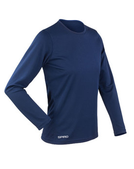Tee shirt Personnalisé Manche Longue Duo 160 g/m² - SPIRO S254F - Tee shirt Personnalisé avec marquage broderie, flocage ou i...