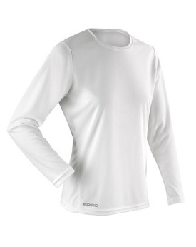 Tee shirt Personnalisé Manche Longue Duo 160 g/m² - SPIRO S254F - Tee shirt Personnalisé avec marquage broderie, flocage ou i...