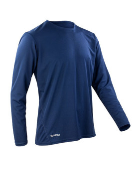 Tee shirt Personnalisé Manche Longue Duo 160 g/m² - SPIRO S254M - Tee shirt Personnalisé avec marquage broderie, flocage ou i...