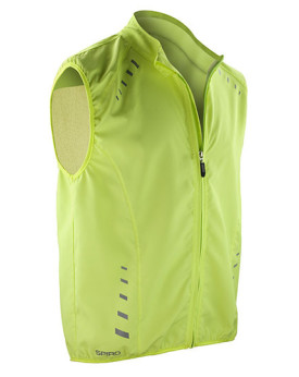 Veste  Personnalisée Sans Manche  Homme    - SPIRO RT259 Couleur:Neon Lime 