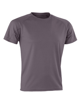 Tee shirt Personnalisé Manche Courte|Raglan Col rond Homme ou Femme  135 g/m² - SPIRO RT287 Couleur:Grey 