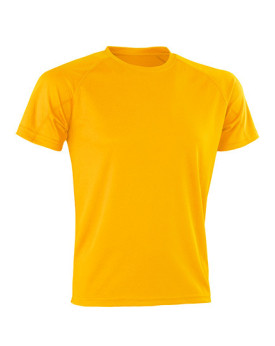 Tee shirt Personnalisé Manche Courte|Raglan Col rond Homme ou Femme  135 g/m² - SPIRO RT287 Couleur:Gold 