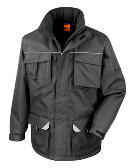 Veste  Personnalisée avec liseré  Homme   320 g/m² - Result WORK-GUARD RT301 Couleur:Black 