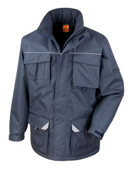 Veste  Personnalisée avec liseré  Homme   320 g/m² - Result WORK-GUARD RT301 Couleur:Navy 