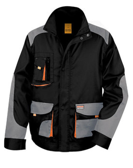 Veste Personnalisée avec liseré Homme  200 g/m² - Result WORK-GUARD RT316 - Vêtement de travail Personnalisé avec marquage br...
