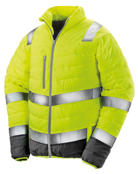 Veste Personnalisée avec liseré Homme  - Result Safe-Guard RT325 - Vêtement de travail Personnalisé avec marquage broderie, f...