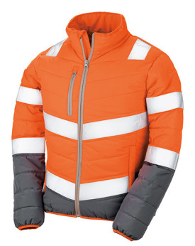 Veste Personnalisée avec liseré Duo - Result Safe-Guard R325F - Vêtement de travail Personnalisé avec marquage broderie, floc...