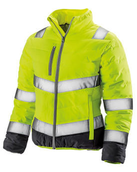 Veste Personnalisée avec liseré Duo - Result Safe-Guard R325F - Vêtement de travail Personnalisé avec marquage broderie, floc...