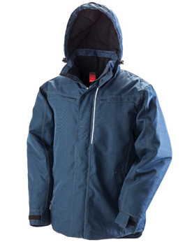 Veste Personnalisée avec liseré Homme  - Result WORK-GUARD RT326 - Veste Personnalisée avec marquage broderie, flocage ou imp...
