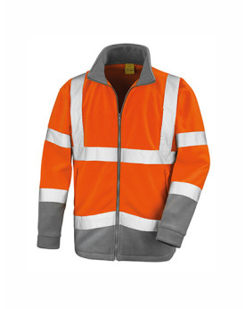 Veste Personnalisée Set-in Unisexe 280 g/m² - Result Safe-Guard R329X - Vêtement de travail Personnalisé avec marquage broder...
