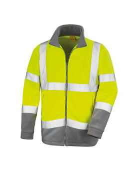 Veste Personnalisée Set-in Unisexe 280 g/m² - Result Safe-Guard R329X - Vêtement de travail Personnalisé avec marquage broder...