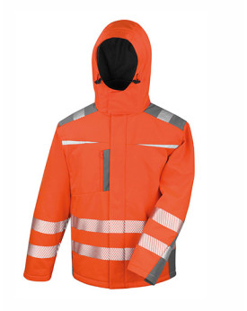 Veste Personnalisée avec liseré Homme 310 g/m² - Result Safe-Guard R331X - Vêtement de travail Personnalisé avec marquage bro...
