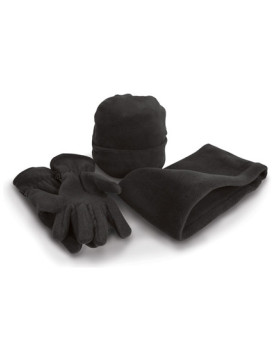 Bonnet personnalisé Sets d'hiver 200 g/m² - Result Winter Essentials R040X - Bonnet personnalisé avec marquage broderie, floc...